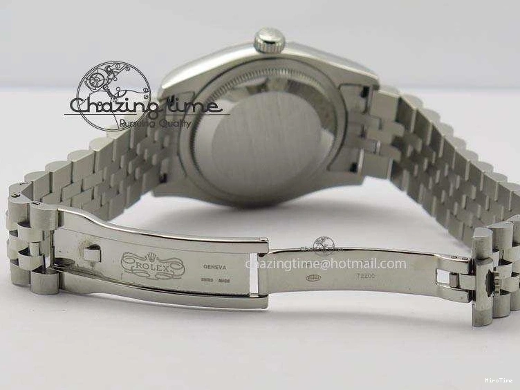 MiroTime 0420 DateJust 116234 BP Best Edition SS Sliver Dial Roman Markers On SS Bracelet A2824 V Tailored 3941